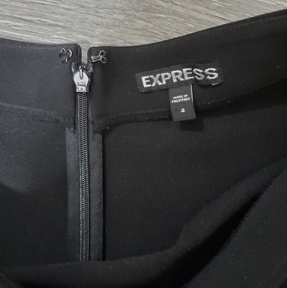 Express High Waisted Zipper Mini Skirt - Picture 2 of 2